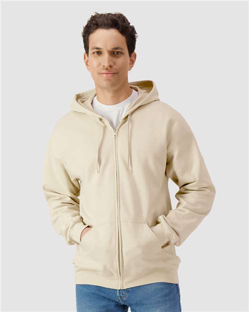 Gildan SF600 Unisex Softstyle® Full-Zip Hooded Sweatshirt