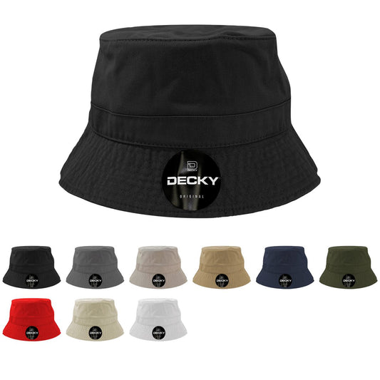 Decky 961 Relaxed Polo Bucket Hat - Blank - Star Hats & Embroidery