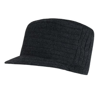 Decky 963 - Flat Top Hybricap, Knit Beanie Cap