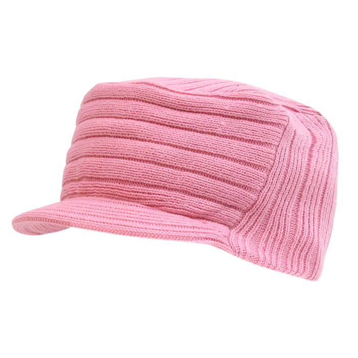 Decky 963 - Flat Top Hybricap, Knit Beanie Cap