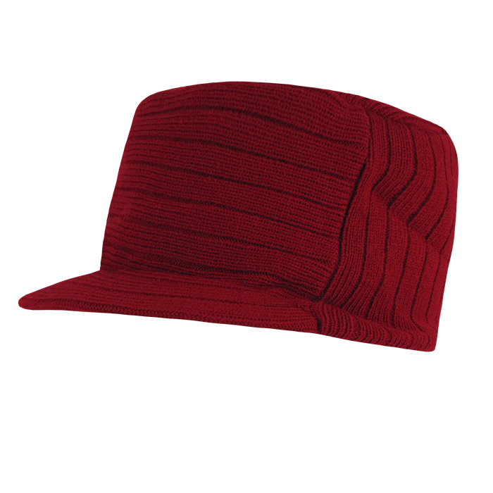 Decky 963 - Flat Top Hybricap, Knit Beanie Cap