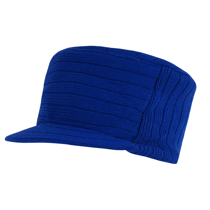 Decky 963 - Flat Top Hybricap, Knit Beanie Cap