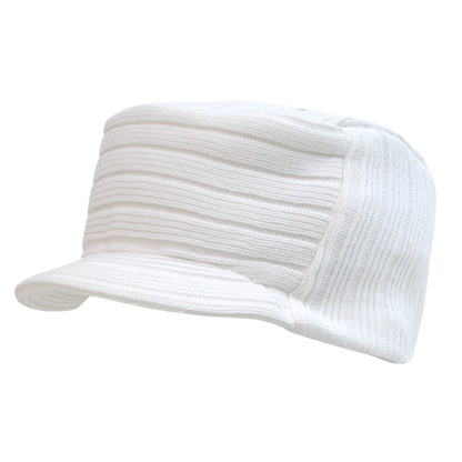 Decky 963 - Flat Top Hybricap, Knit Beanie Cap