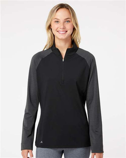 Adidas A521 Women's Ultimate365 Lightweight Raglan Quarter-Zip Pullover
