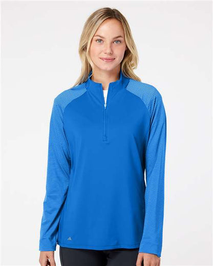 Adidas A521 Women's Ultimate365 Lightweight Raglan Quarter-Zip Pullover