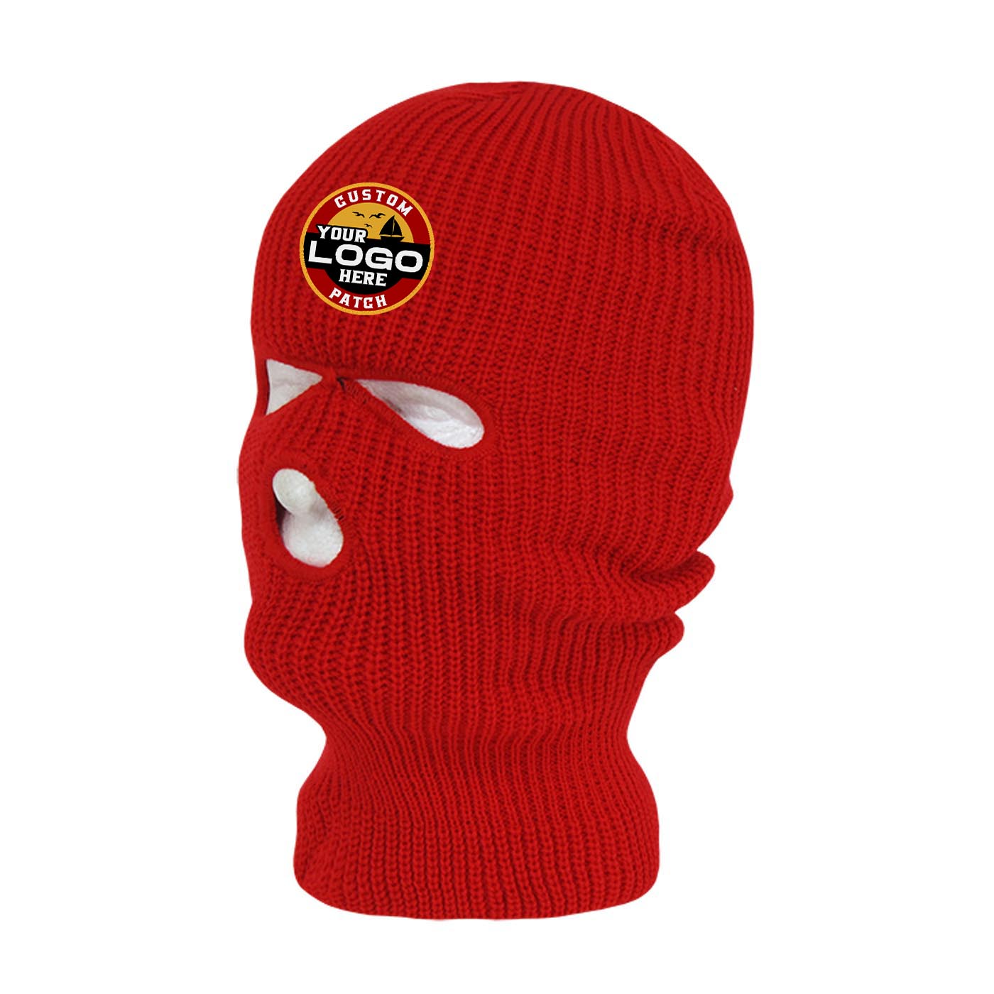 Custom Patch Decky 970 Ski Mask 3-Hole Face Mask Balaclava