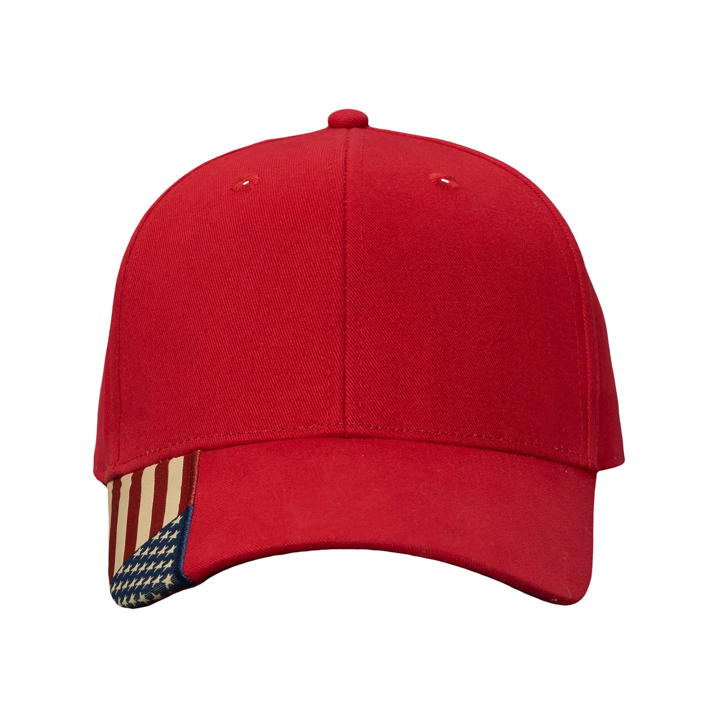 Kati AM350S Full Twill Hat with Woven Flag on Visor