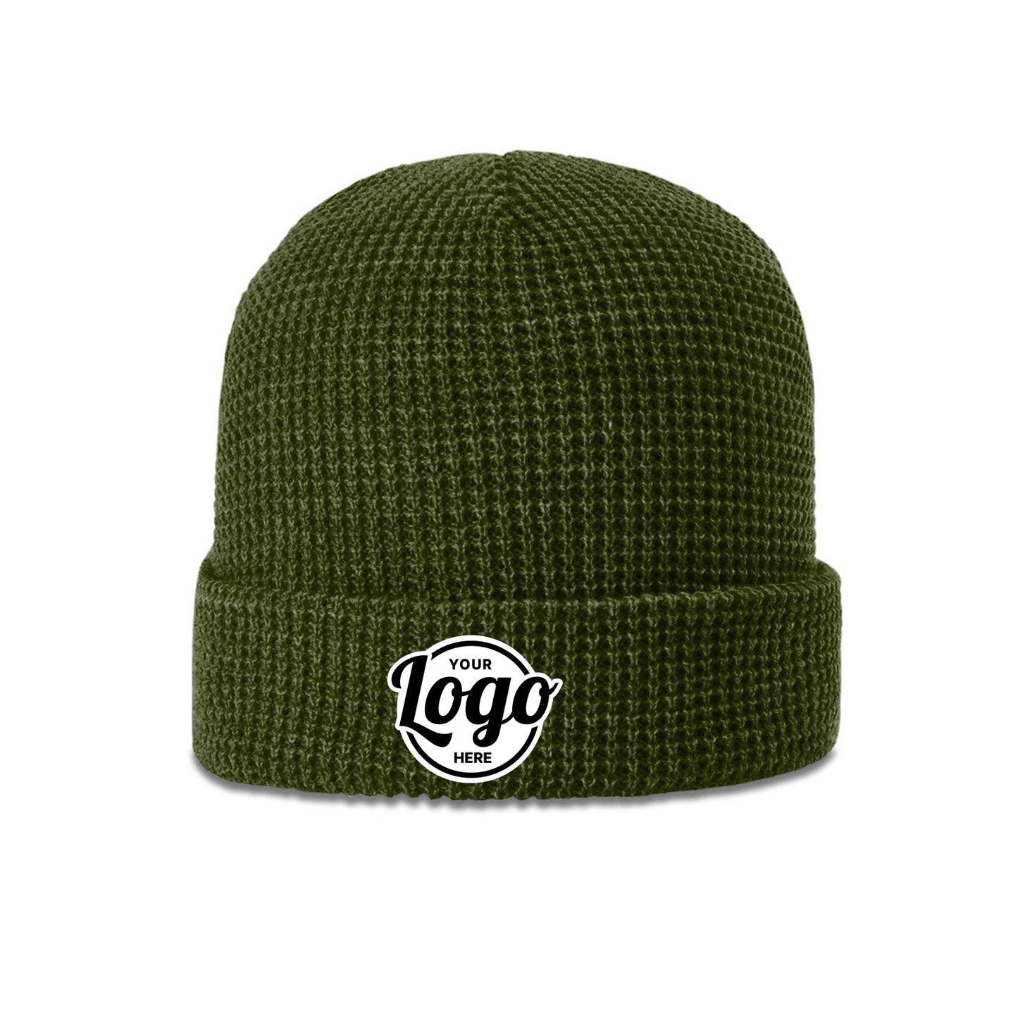 Richardson Beanie Custom Logo Package Deal - Style 146 Waffle Knit Beanie