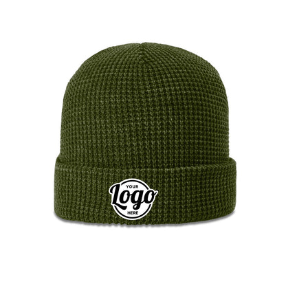 Richardson Beanie Custom Logo Package Deal - Style 146 Waffle Knit Beanie
