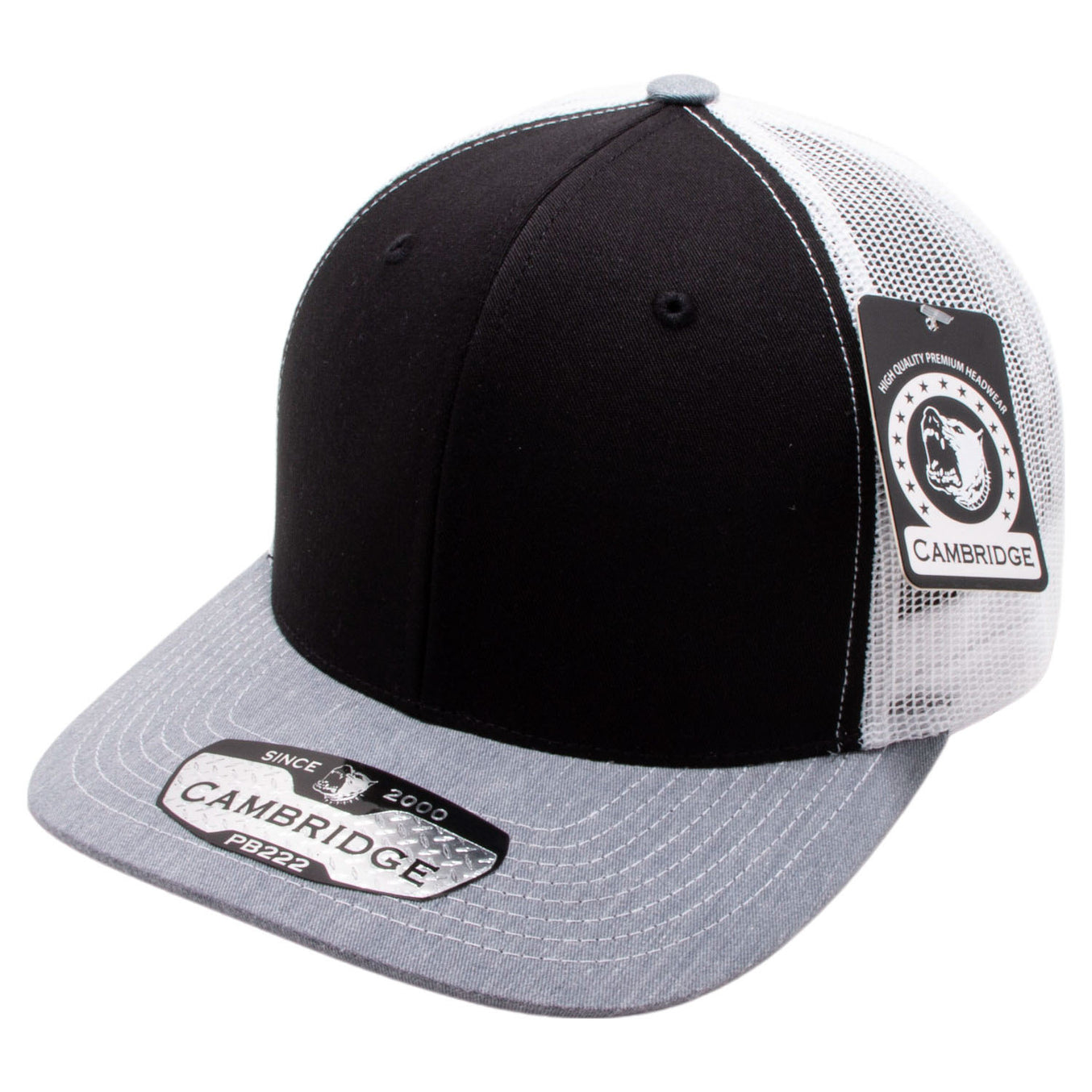 Pit Bull Cambridge PB222T Tri-Color Trucker Hat PB222