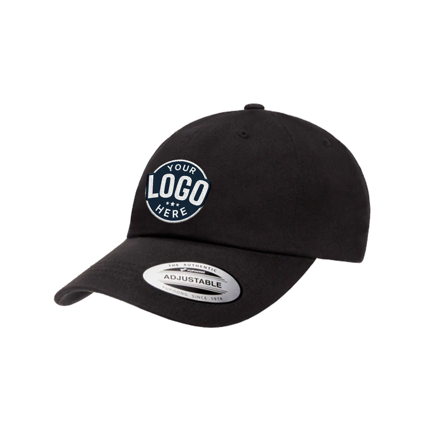 Custom Embroidered Yupoong 6245CM Dad Hat, Low Profile Cotton