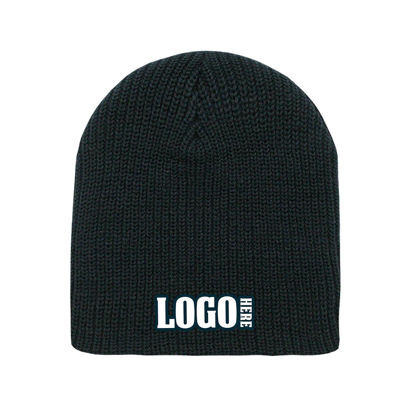 Custom Embroidered Decky 608 - GI Cuffless Watch Cap, Knit Beanie