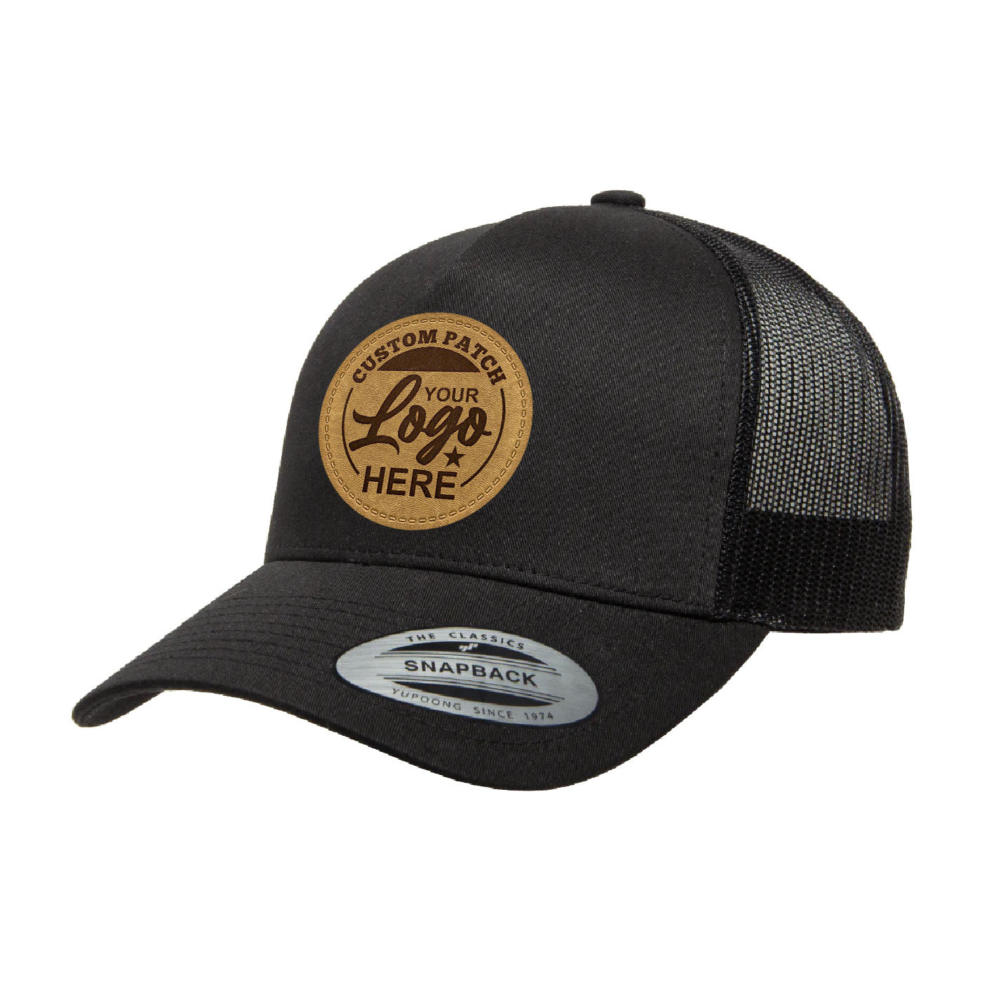Custom Patch Yupoong 6506 5-Panel Retro Trucker Hat, Mesh Back, YP