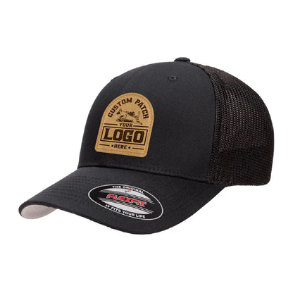 Custom Patch Flexfit 6511 Trucker Hat with Mesh Back