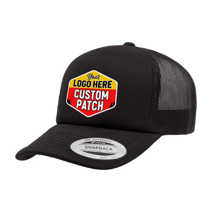 Custom Patch Yupoong 6320 Curved Trucker Foam Hat