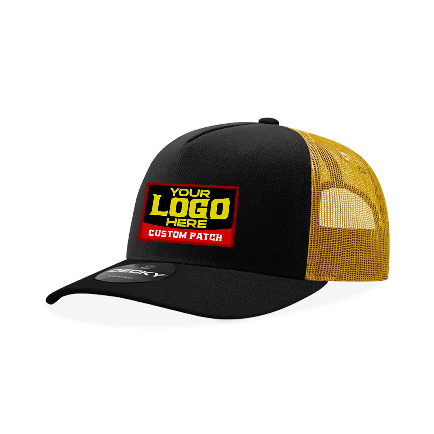 Custom Patch Decky 6030 - Classic, 5-Panel Retro Trucker Cap