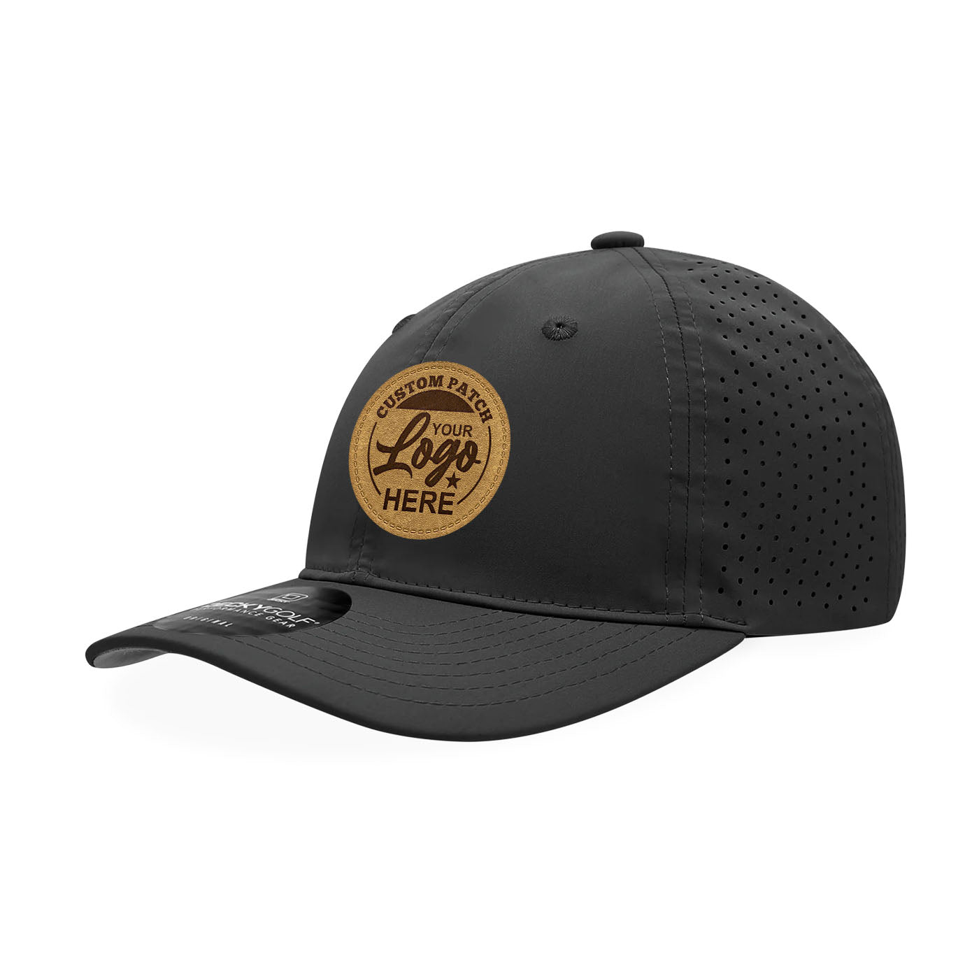 Custom Patch Decky 6413 6 Panel Relaxed Perforated Cap