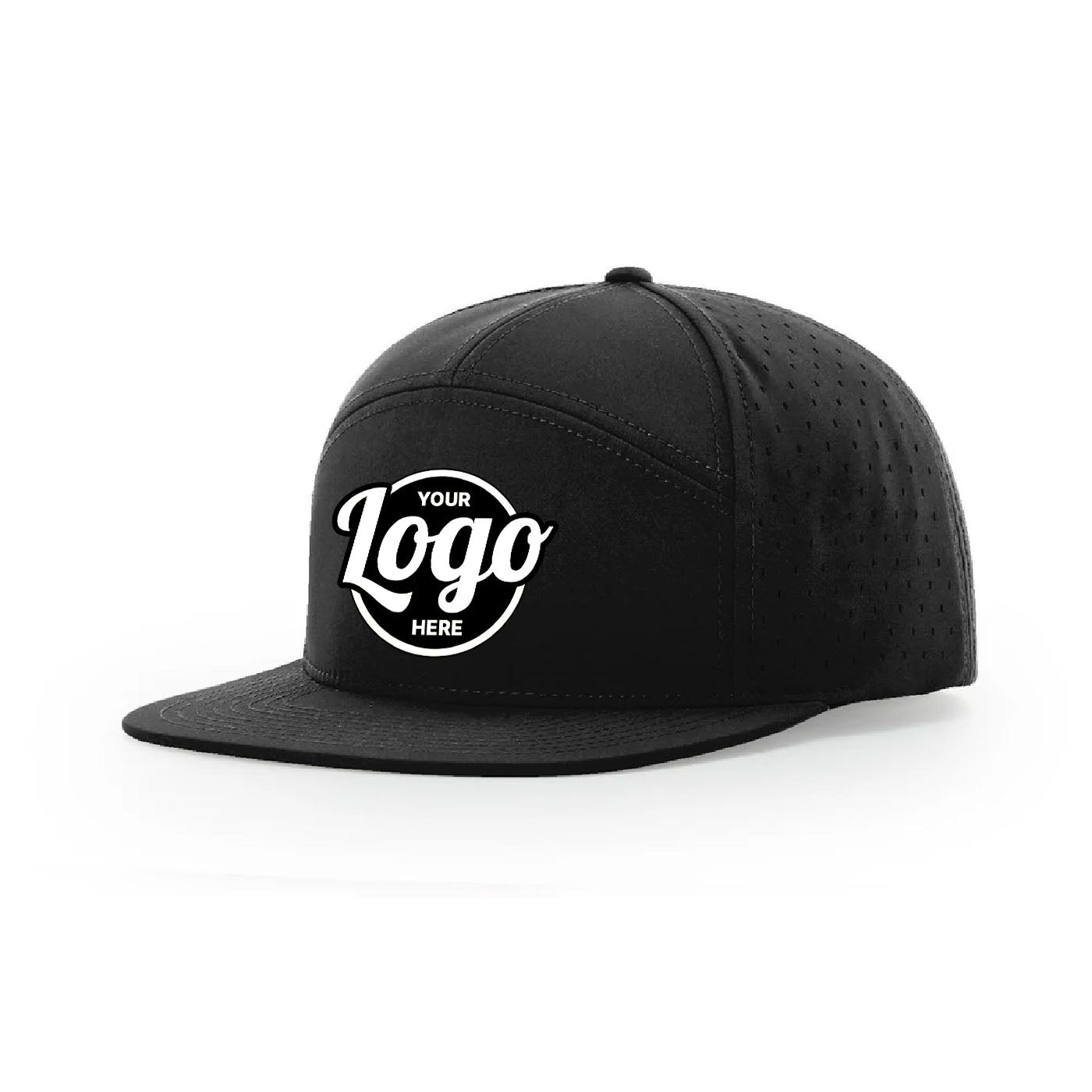Custom Embroidered Richardson 169 Cannon Cap 7 Panel Performance