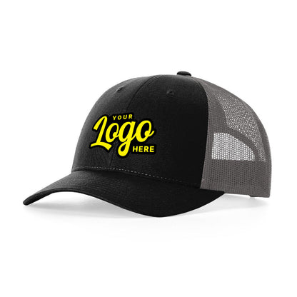 Richardson 115 Low Pro Trucker Hat - Custom Logo or Blank