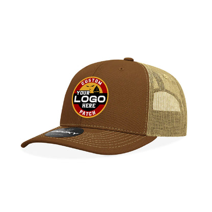 Custom Patch Decky 6031 - 6 Panel Mid Profile Structured Contra-Stitch Trucker Hat