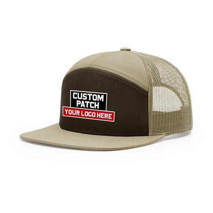 Custom Patch Richardson 168 7-Panel Trucker Hat