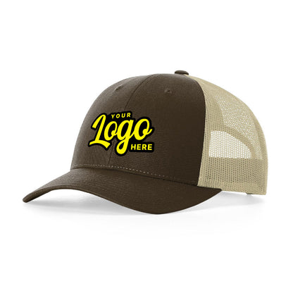 Richardson 115 Low Pro Trucker Hat - Custom Logo or Blank