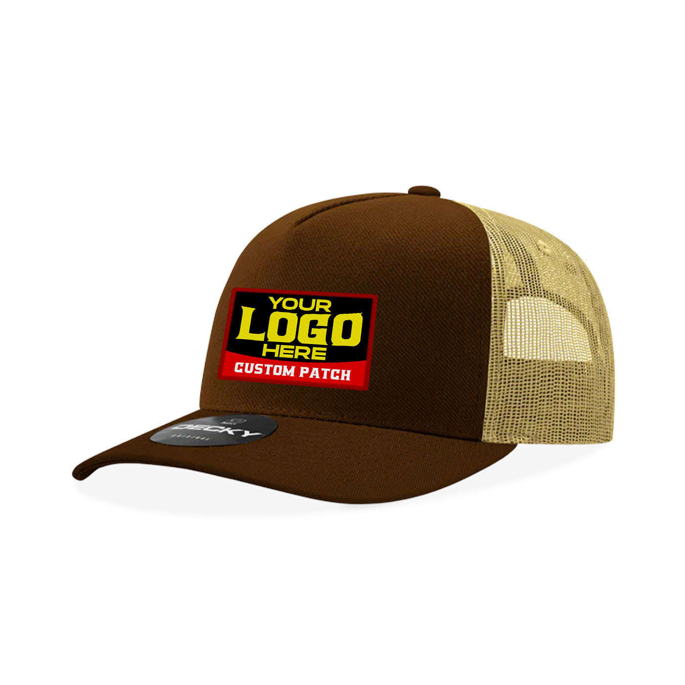 Custom Patch Decky 6030 - Classic, 5-Panel Retro Trucker Cap