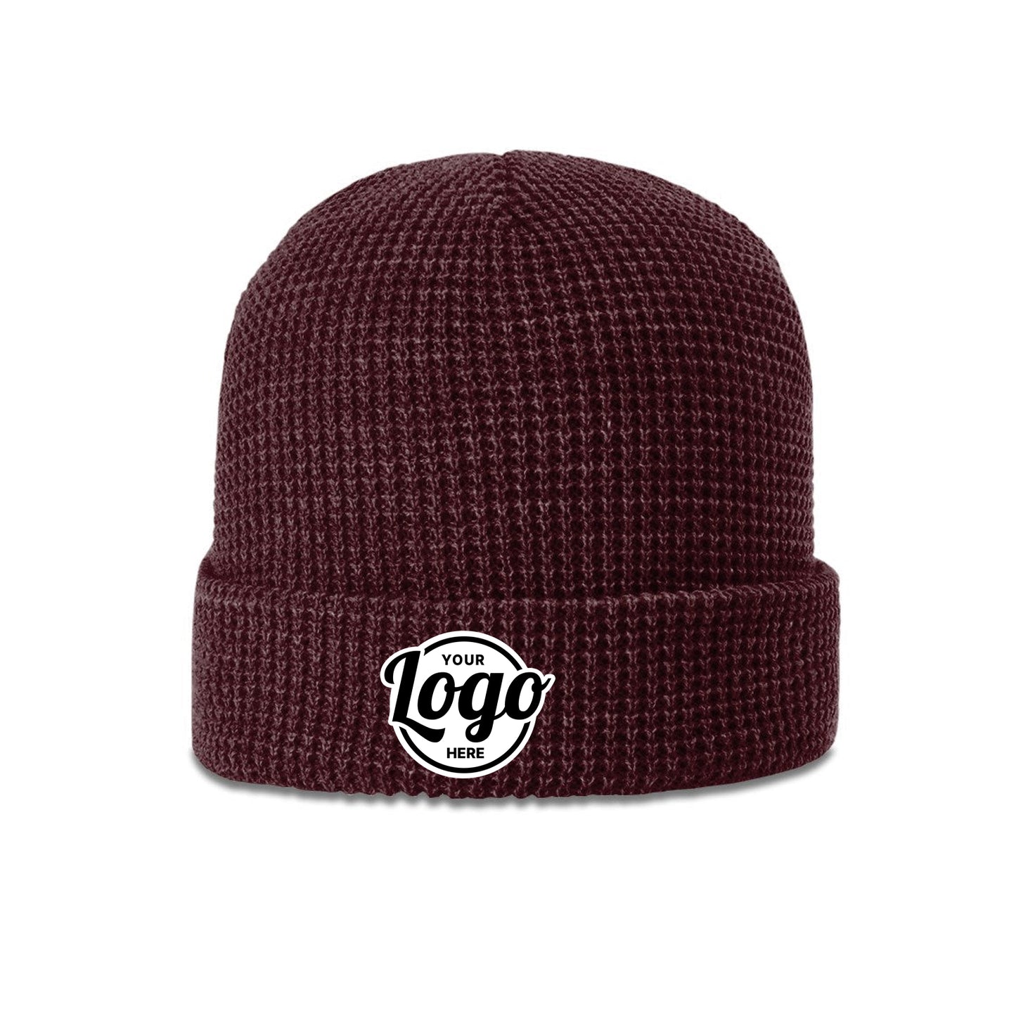 Richardson Beanie Custom Logo Package Deal - Style 146 Waffle Knit Beanie