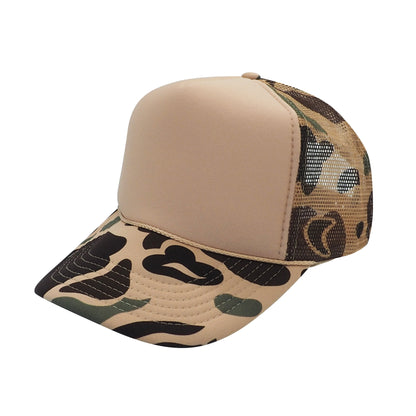 Nissun CPC Foam Trucker Hat Camo 5 Panel Camouflage Cap