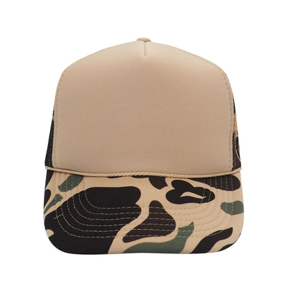 Nissun CPC Foam Trucker Hat Camo 5 Panel Camouflage Cap