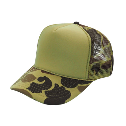 Nissun CPC Foam Trucker Hat Camo 5 Panel Camouflage Cap