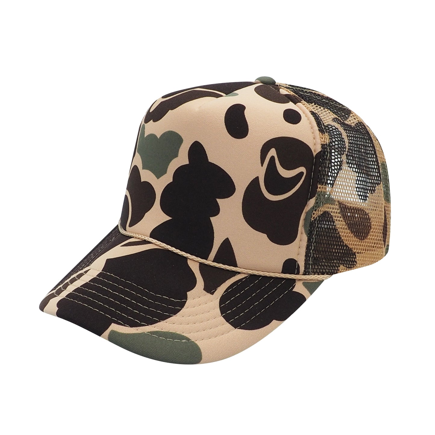 Nissun CSC Foam Trucker Camo Hat 5 Panel Camouflage Cap