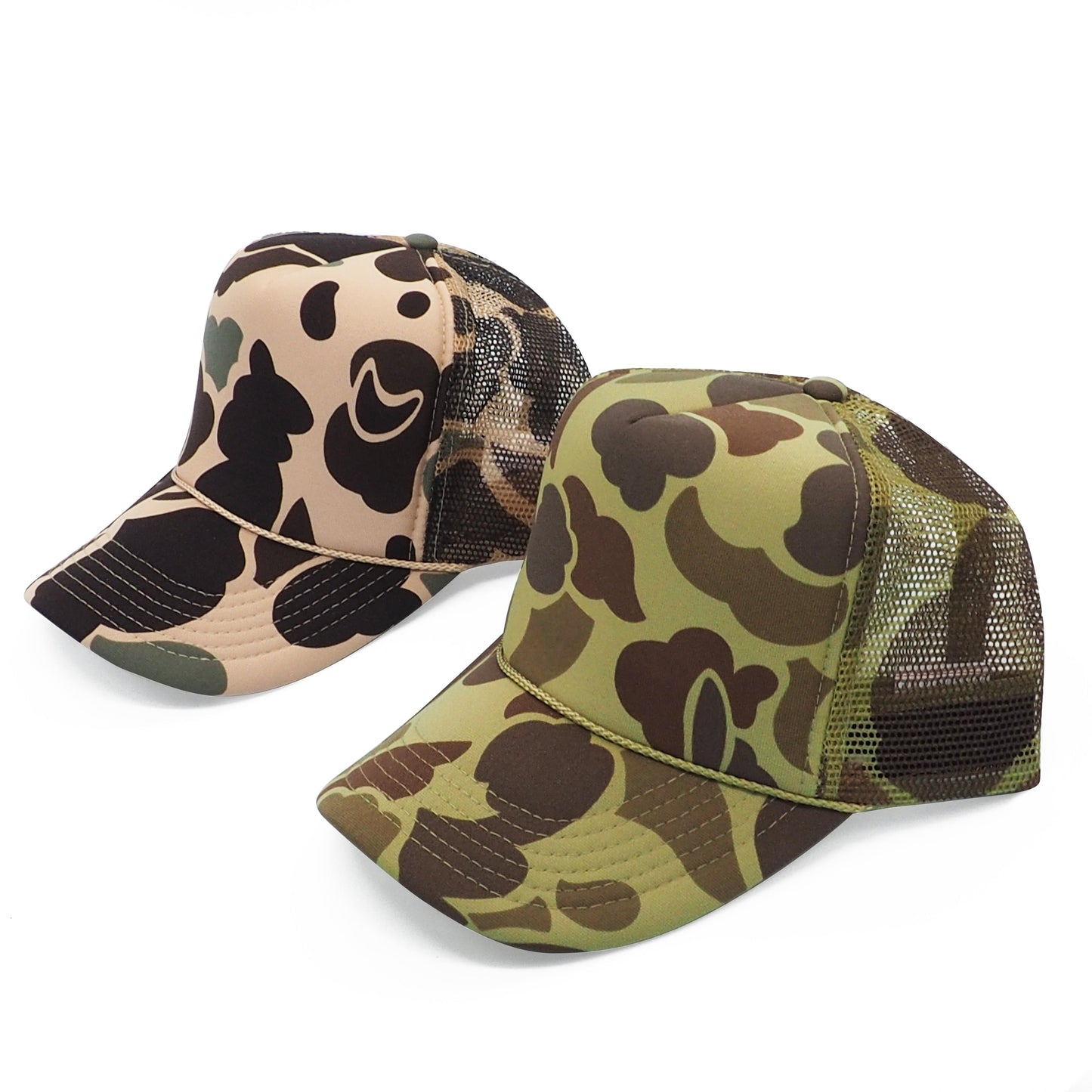 Nissun CSC Foam Trucker Camo Hat 5 Panel Camouflage Cap