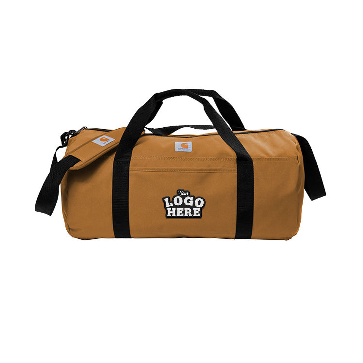 Custom Embroidered Carhartt CT89105112 Canvas Packable Duffel Bag with Pouch