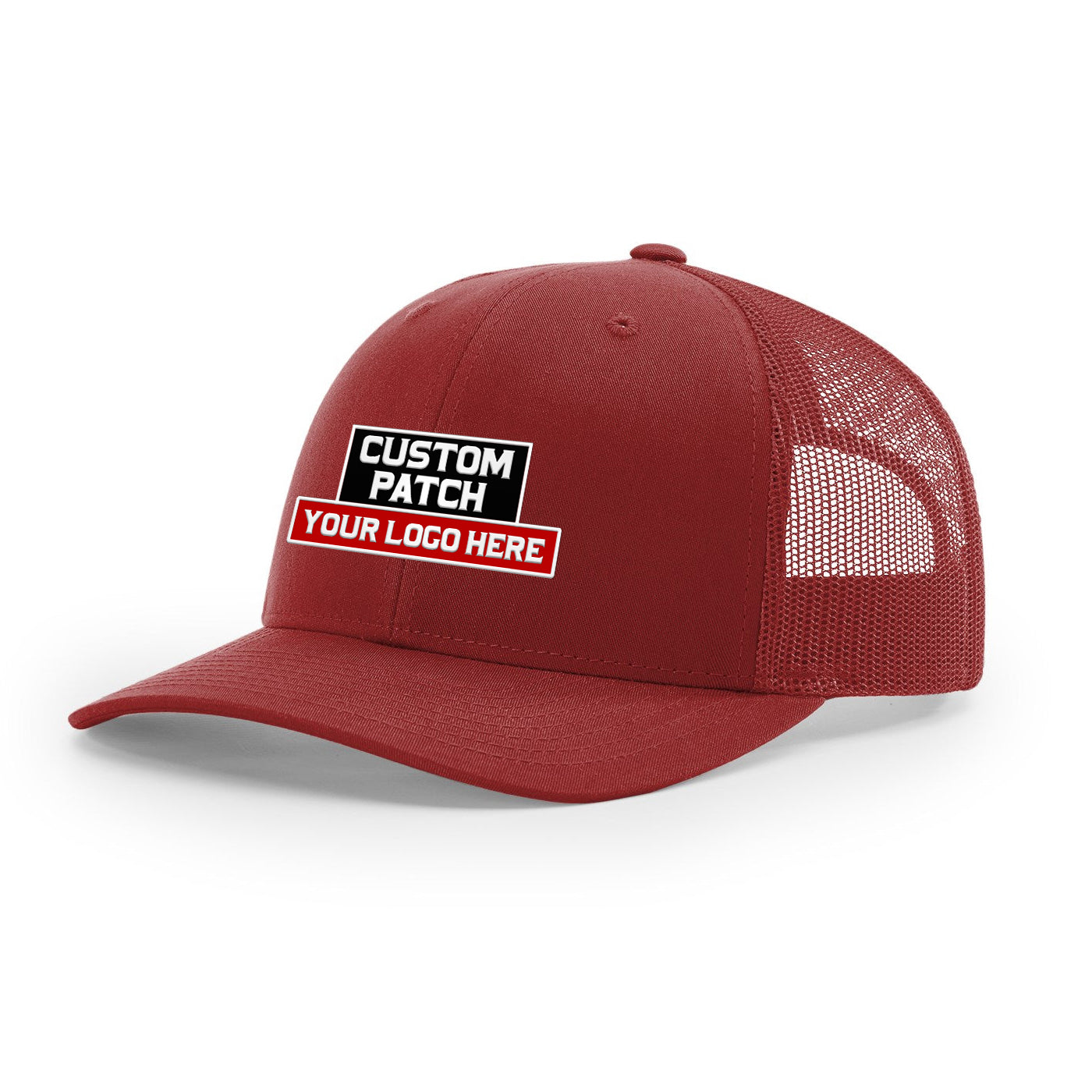 Custom Patch Richardson 112 Trucker Cap Solid Hats Solid Colors One Color