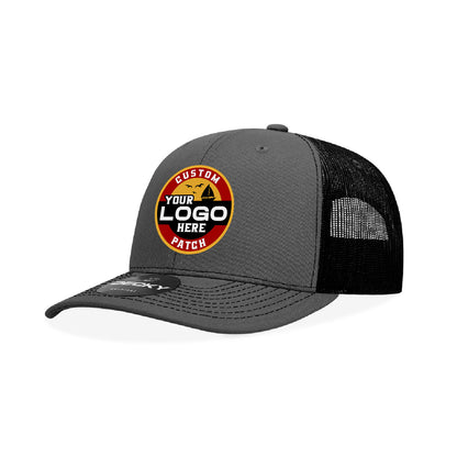 Custom Patch Decky 6031 - 6 Panel Mid Profile Structured Contra-Stitch Trucker Hat