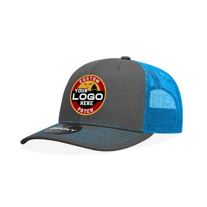 Custom Patch Decky 6031 - 6 Panel Mid Profile Structured Contra-Stitch Trucker Hat