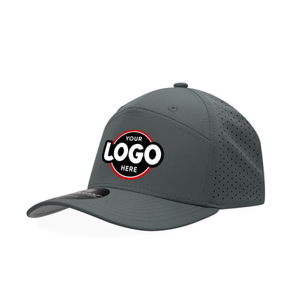 Custom Embroidered Decky 6416 7 Panel Perforated Cap