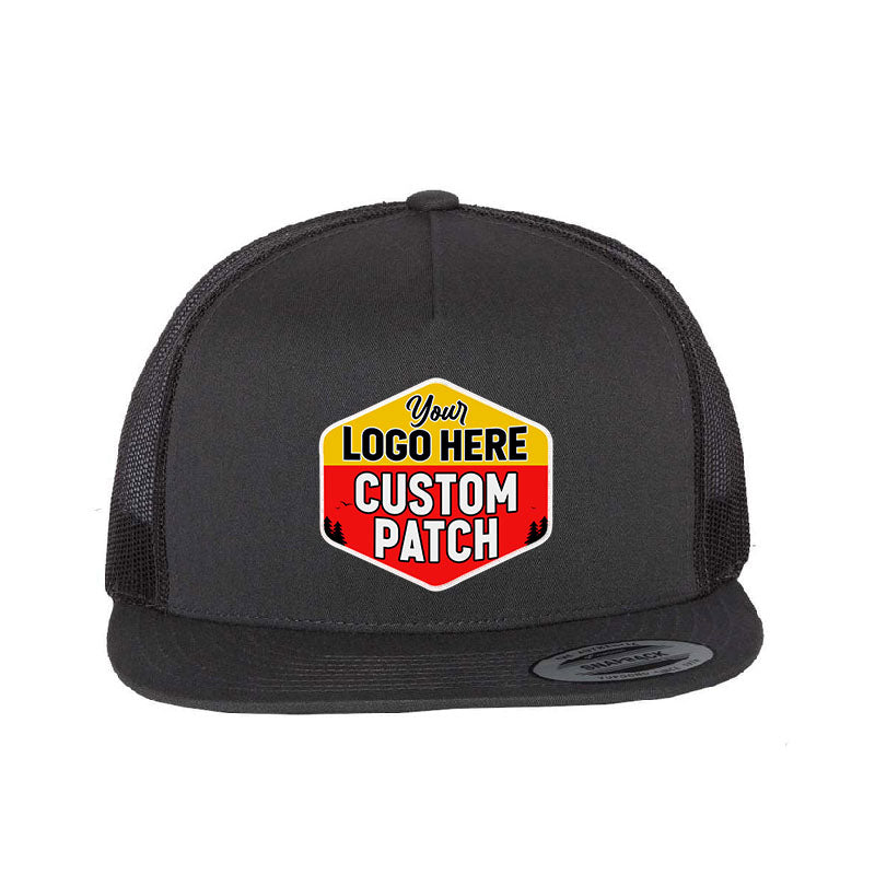 Custom Patch YP Classics, Yupoong 6006 Flat Bill Trucker Cap