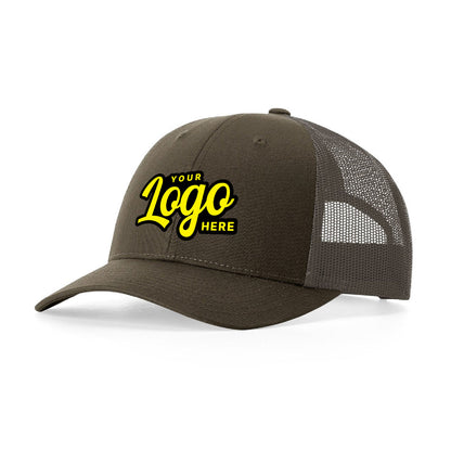 Richardson 115 Low Pro Trucker Hat - Custom Logo or Blank