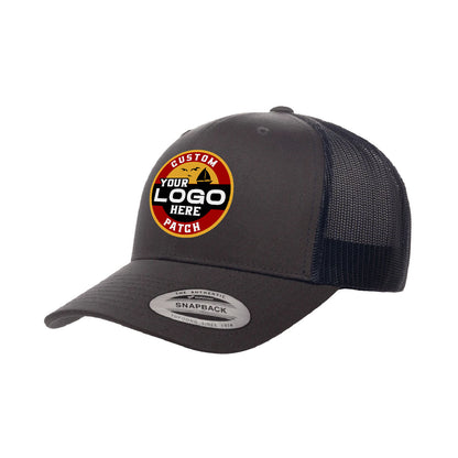 Custom Patch Yupoong 6606T Retro Trucker Hat, Mesh Back, 2-Tone Colors, YP Classics