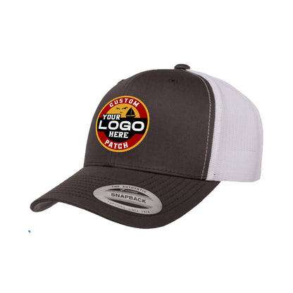 Custom Patch Yupoong 6606T Retro Trucker Hat, Mesh Back, 2-Tone Colors, YP Classics