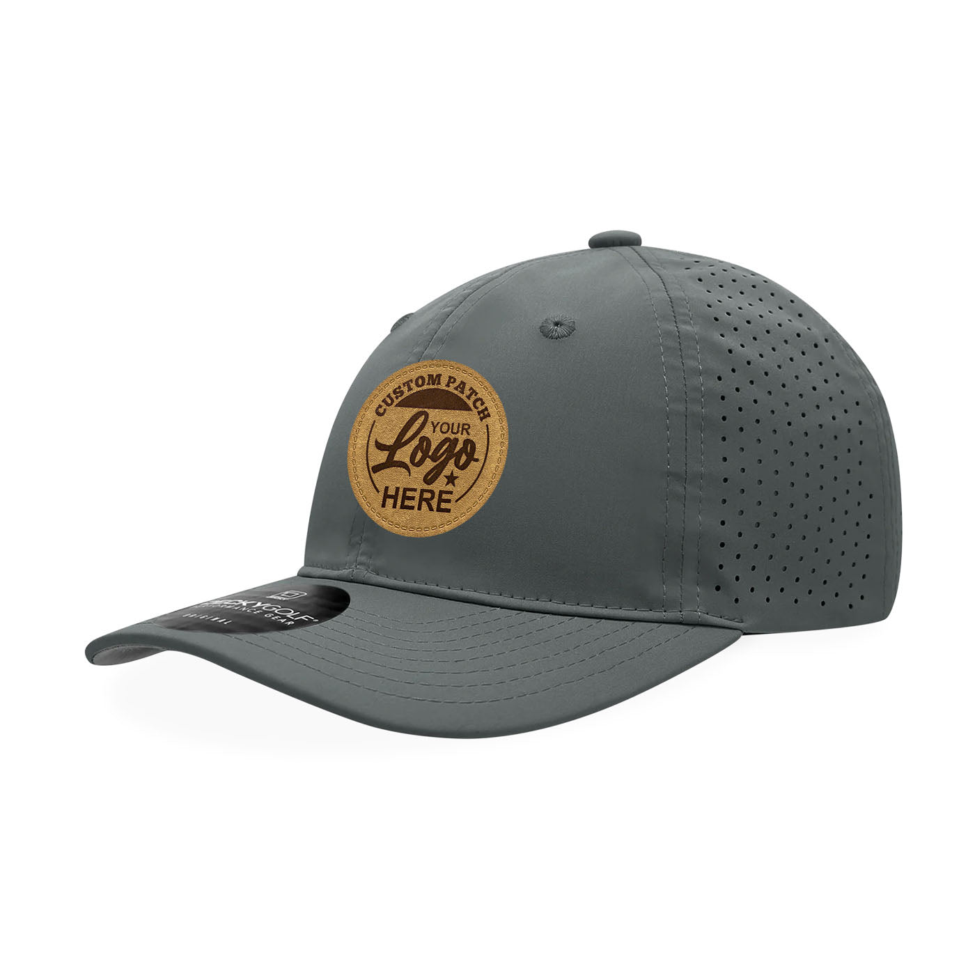 Custom Patch Decky 6413 6 Panel Relaxed Perforated Cap