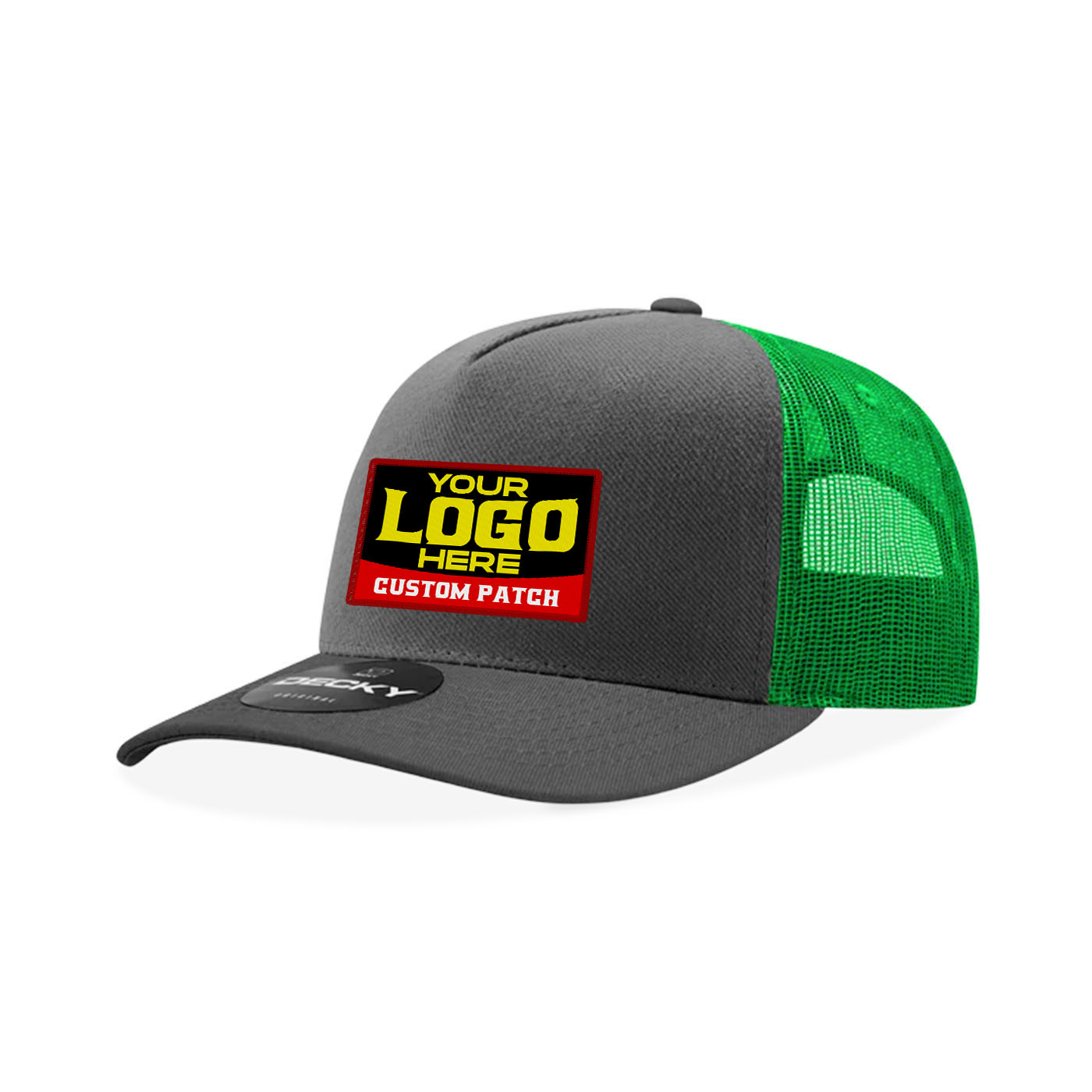 Custom Patch Decky 6030 - Classic, 5-Panel Retro Trucker Cap