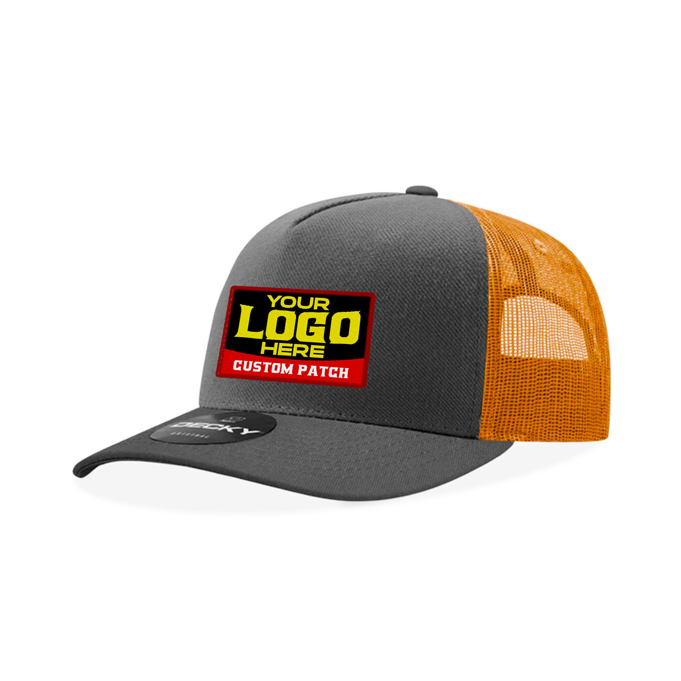 Custom Patch Decky 6030 - Classic, 5-Panel Retro Trucker Cap