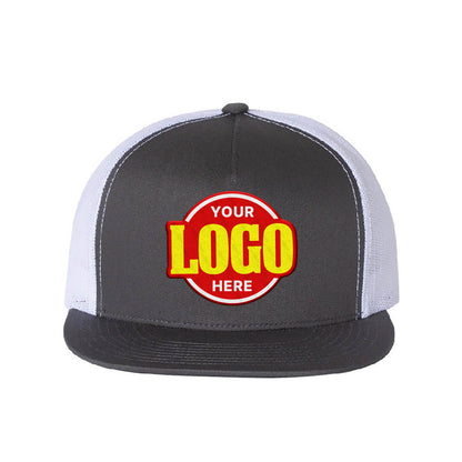 Custom Embroidered YP Classics, Yupoong 6006 - Flat Bill Trucker Cap