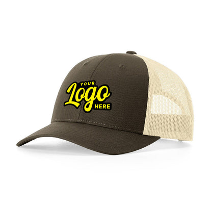 Richardson 115 Low Pro Trucker Hat - Custom Logo or Blank