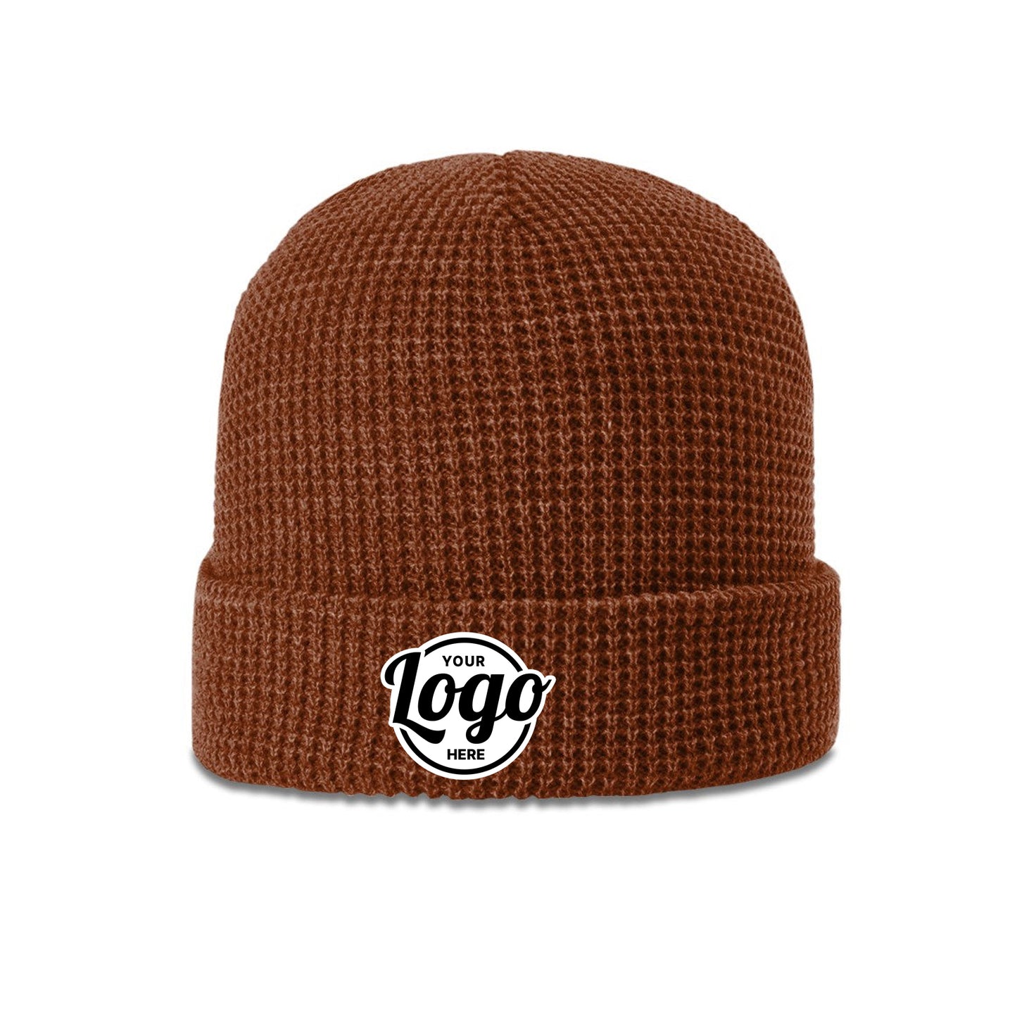 Richardson Beanie Custom Logo Package Deal - Style 146 Waffle Knit Beanie