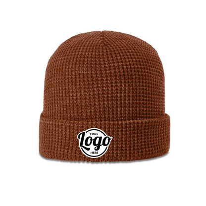 Richardson Beanie Custom Logo Package Deal - Style 146 Waffle Knit Beanie