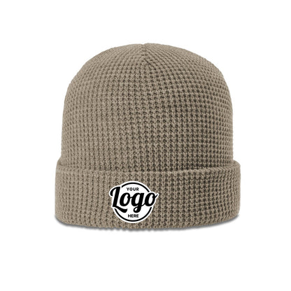 Richardson Beanie Custom Logo Package Deal - Style 146 Waffle Knit Beanie